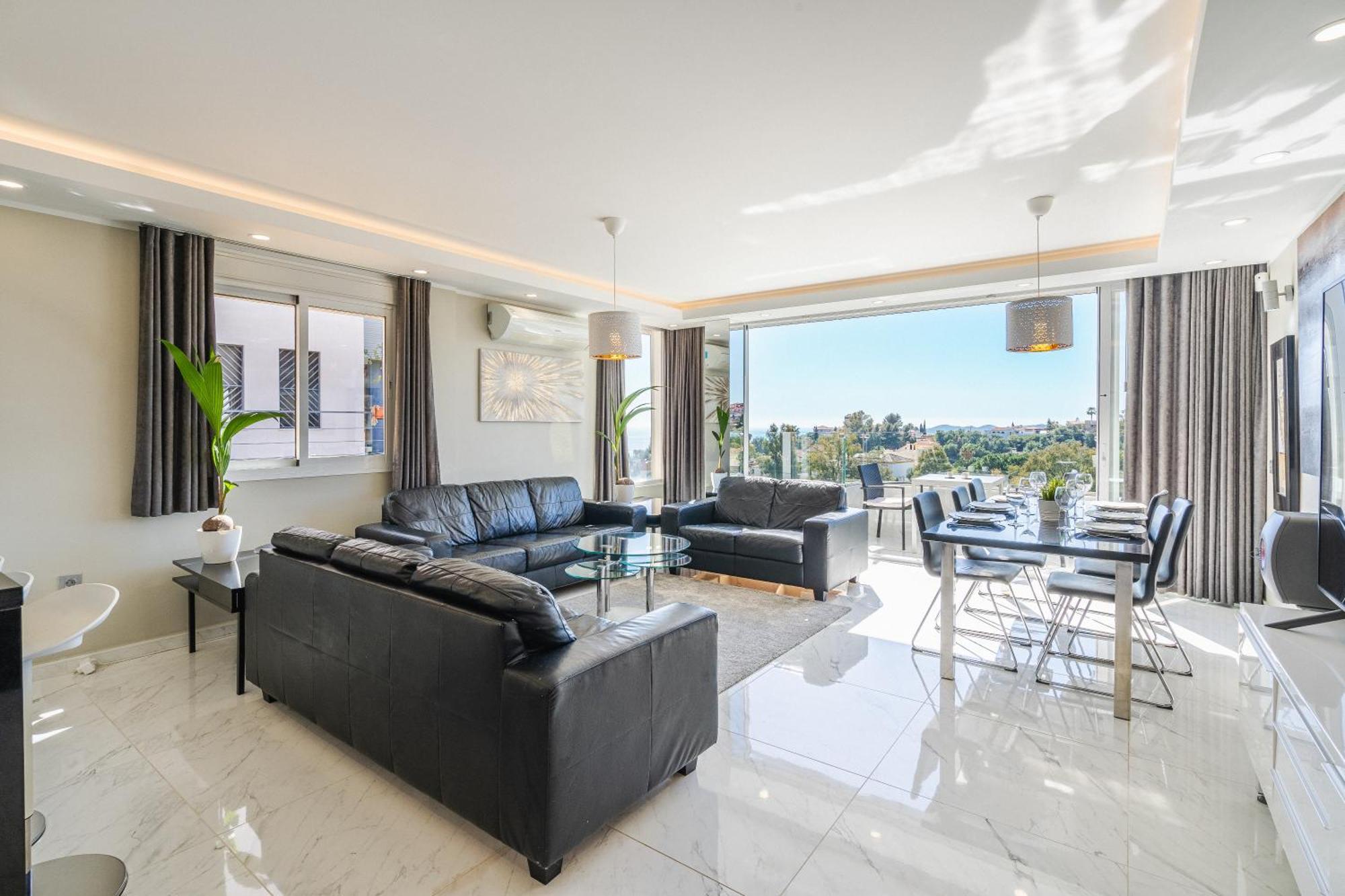 Private Luxurious Hillside Villa With Pool & Sea Views For 8 To 10 Ppl Fuengirola Exteriér fotografie